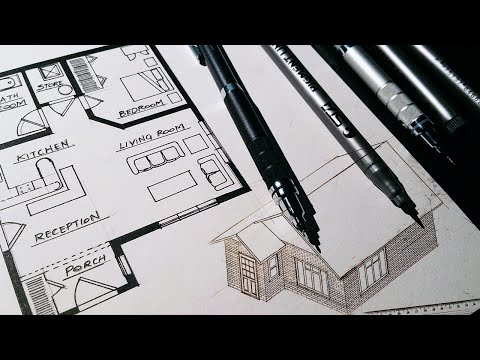 Isometric Drawing From A House Floor Plan
