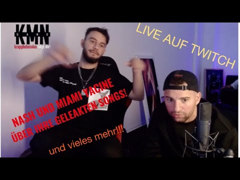 NASH UND MIAMI YACINE LIVE ÜBER IHRE GELEAKTEN SONGS! DATA LUV SCHLÄGEREI UND MEHR!🔥🔥 |TWITCH LIVE