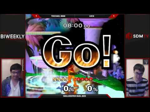 SDSU Biweekly 60 - Trichael Man (Fox) vs. Lock (Samus) - SSBM SkillKeeper Duel - Smash Melee