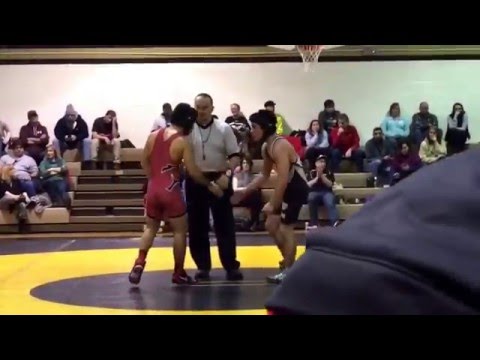 2016 wrestling highlights Antonio Lopez 120lbs