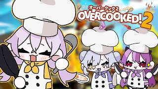 【コラボ】どたばたレストラン‼️朧月ナツメ🌘☁ちゃん/來叶くゅう👿⛓ちゃん【針山ロン】