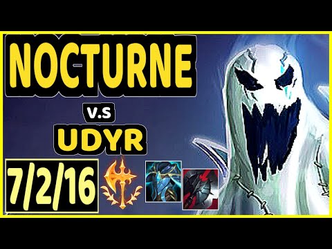 KREOX (NOCTURNE) vs UDYR - 7/2/16 KDA JUNGLE GAMEPLAY - EUW Ranked MASTER