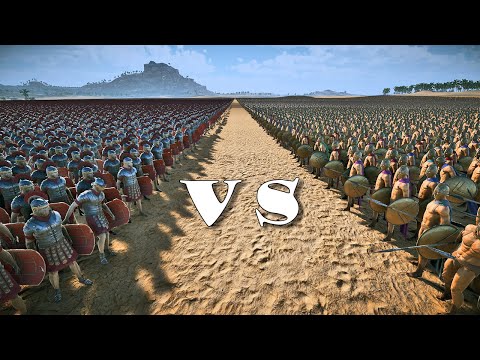 100,000 ROMAN SOLDIERS vs 100,000 SPARTANS | Ultimate Epic Battle Simulator 2 | UEBS 2