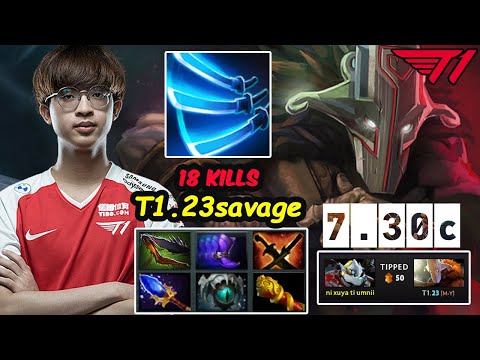 T1 23savage 7.30 Juggernaut 12K MMR CARRY  - Blade Masters Unlimited Slash Dota 2 pro Gameplay