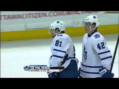 Phil Kessel Scores - Leafs @ Senators - 03/17/2012