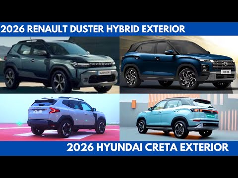 Exterior Differences the New Renault Duster Hybrid 2026 Vs Hyundai Creta 2026