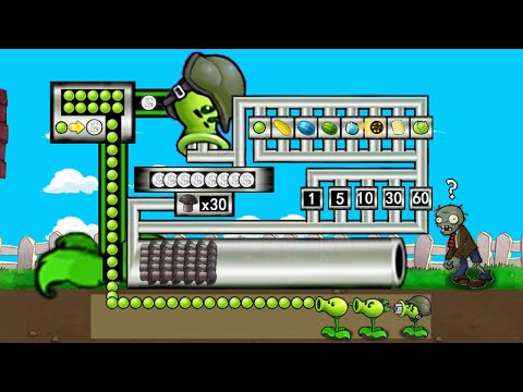 Strongest Fusion Plant. 217 Plants Vs. Zombies PvZ Plus pvz funny moments