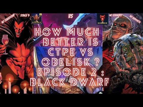 HOW MUCH BETTER IS CTP OF ENERGY VS PROC OBELISK ? VOL.2 : BLACK DWARF AWAKEN  | Marvel Future Fight