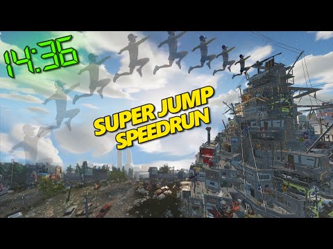 Only Up Super Jump Speedrun In 14:36 (Dragon Route)