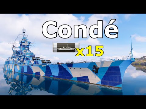 World of WarShips Condé - 4 Kills 389K Damage