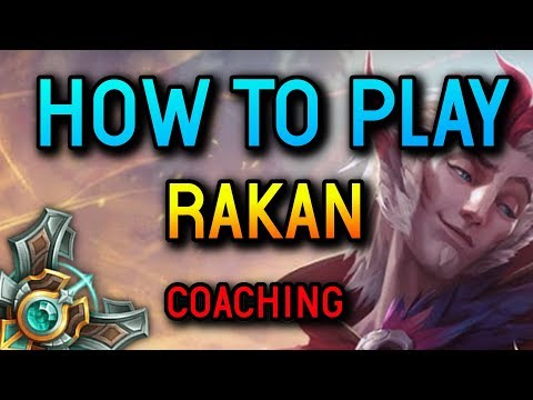 HOW TO PLAY RAKAN Coaching Silver 5 - Ercuadrado - League of Legends