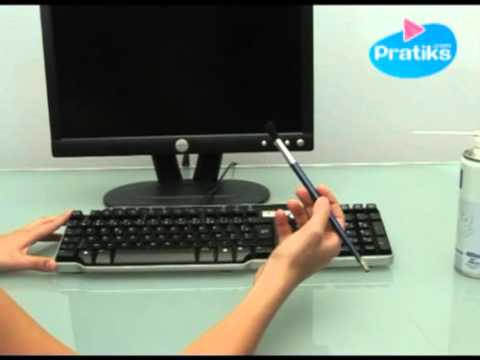 comment nettoyer entre les touches d'un clavier