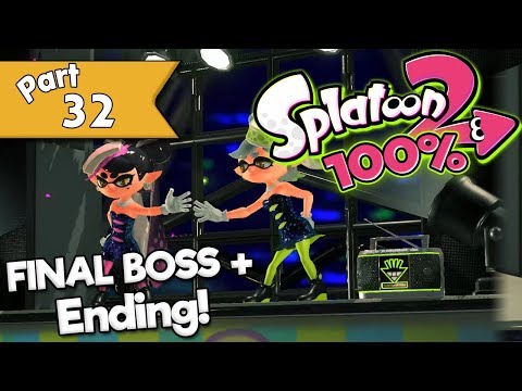 Splatoon 2 - Single Player 100% walkthrough (w/ commentary) Part 32 - FINAL BOSS + Ending!