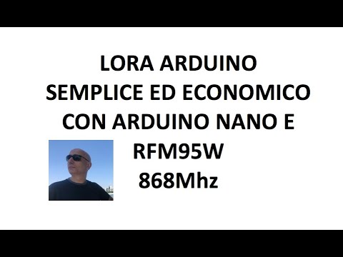 LoRa #Arduino #TTN Dispositivo Semplice ed economico con #RFM95W a 868 Mhz