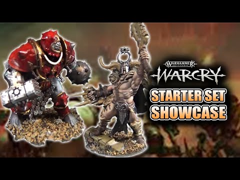Iron Golems & Untamed Beasts Painted Warcry Starter Set Showcase