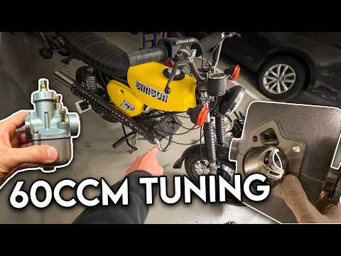 TUNING mit 60ccm auf der SIMSON | Einbau und Vorstellung | 60/4/3 Racing MK2