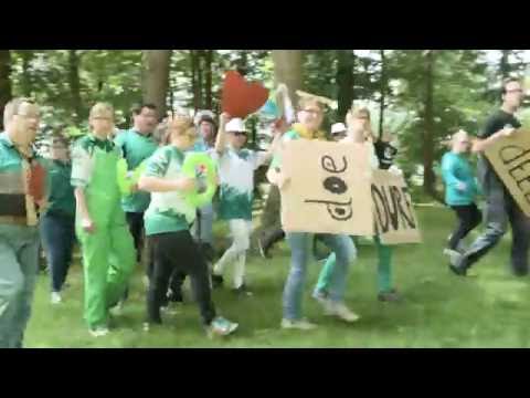Lipdub G-korfballers DVO/Accountor tijdens G-Kamp 2016