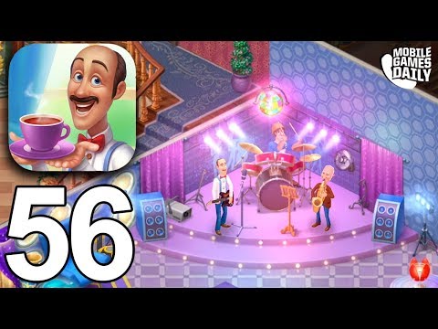 HOMESCAPES Story Walkthrough Gameplay Part 56 - Party Room (iOS Android)