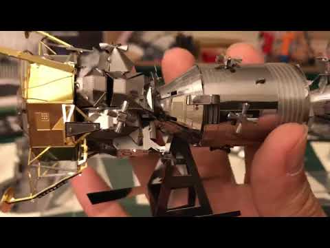 Metal Earth Apollo 11 CSM with LM Model