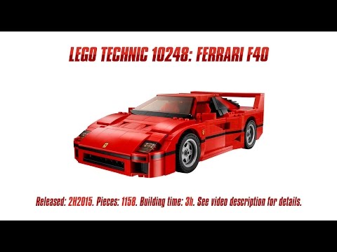 Vidéo LEGO Creator 10248 : La Ferrari F40