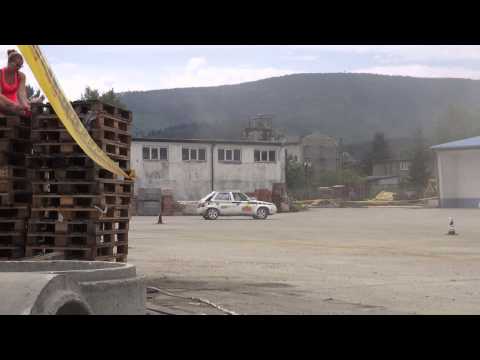 Kjs Ustroński 2013 - Runda II - Józef Mirocha / Tobiasz Spratek - Skoda Favorit