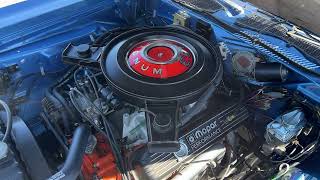 1971 Plymouth Cuda-Engine Start Up