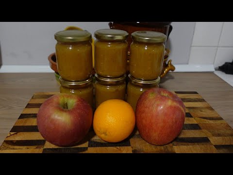 DŻEM JABŁKOWY BEZ CUKRU Z POMARAŃCZĄ # robimy własne przetwory