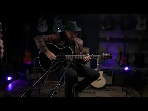 Электроакустическая гитара Godin Connaisseur MJ Blk RW (053353)
