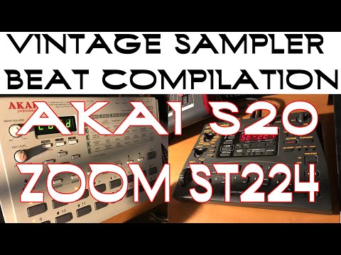 Vintage Sampler Beat Compilation | AKAI S20 Vs Zoom Sampletrak ST224 Vs Toraiz Squid