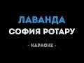 София Ротару Лаванда Караоке