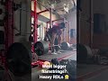 Heavy RDLs to finish off hamstrings!