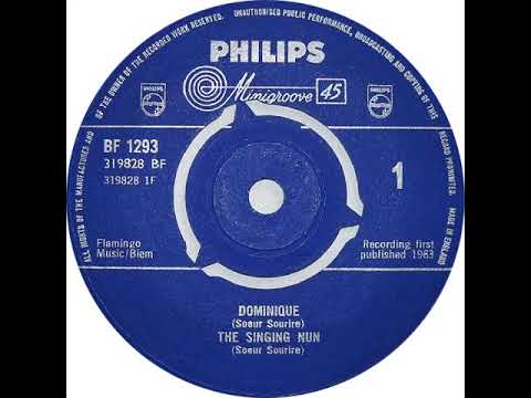 UK New Entry 1963 (256) The Singing Nun (Soeur Sourire) - Dominique