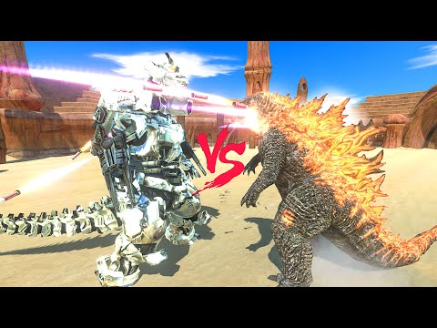 GODZILLA VS MECHAGODZILLA - Animal Revolt Battle Simulator