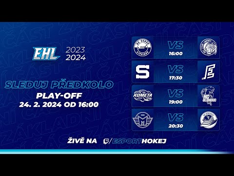 Předkolo play off Esport hokejové ligy 2023/2024