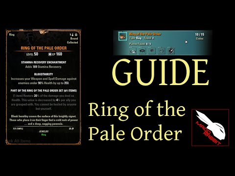 Ring of the Pale Order - Mythic Item [Elder Scrolls Online] ESO