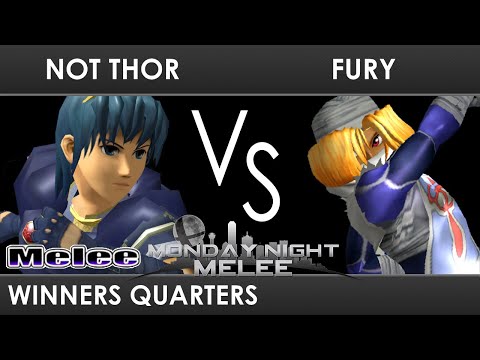 MNM 325 - Not Thor (Marth) VS Fury (Sheik) - Winners Quarters - SSBM Melee