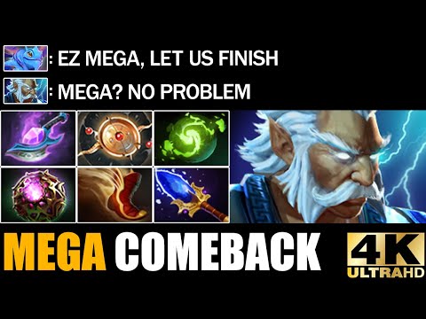 Lord Of Thunder Zeus Non-stop Spam Skills with Octarine Core + Refresher WTF Mega Comeback DotA 2