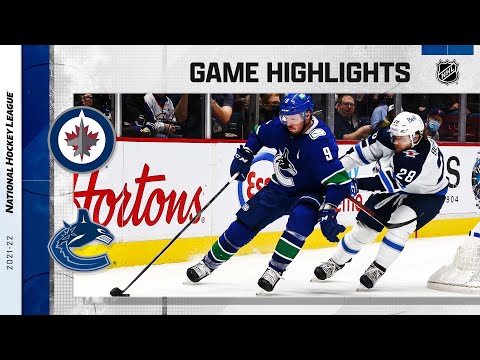 Jets @ Canucks 12/10/21 | NHL Highlights