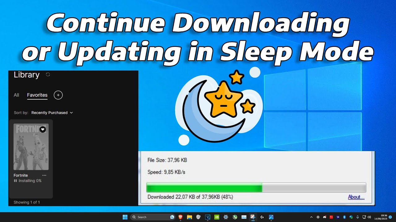 How To Continue Downloading or Updating in Sleep Mode (Windows 11)