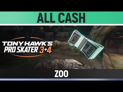 Tony Hawk's Pro Skater 3+4 - Zoo - All 4/4 Cash/Money Locations