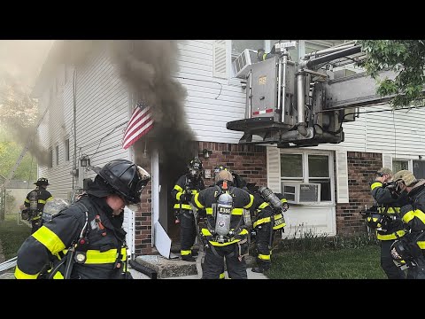 FDNY - Early Arrival - Queens 2nd Alarm Box 6363 -  Heavy Fire In A Dwelling with Extension - 5/8/24