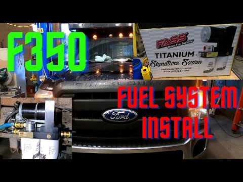 Swapping an AirDog II 4G for a  FASS diesel fuel system on a Ford F350 super duty.  FASS Titanium
