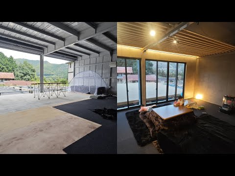 【Cost: $468】　Building a Ceiling　【I Tried Making a Villa in the Garage】　DIY　ASMR　