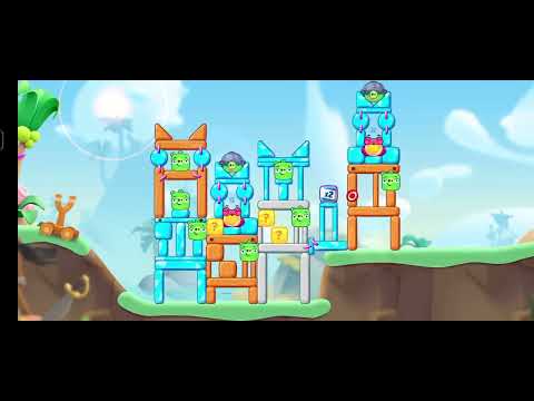 Angrybird Journey land 22  pirate island Cross Level 3671 To 3675  V#940    #nocopyright