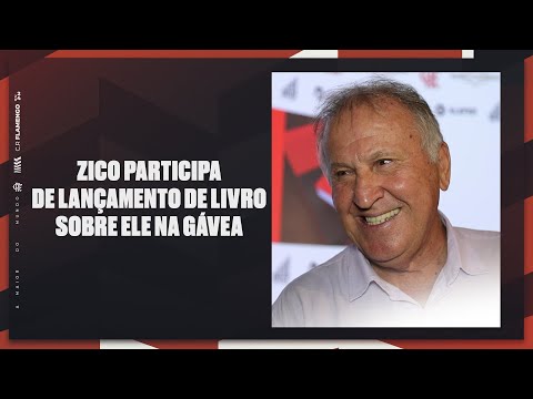 ZICO PARTICIPATES IN THE LAUNCH OF A BOOK ABOUT HIM IN GÁVEA