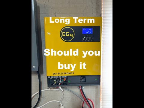EG4 3kw all in one off grid inverter long term review | 3000EHV-48 | 80a charger | 5k MPPT
