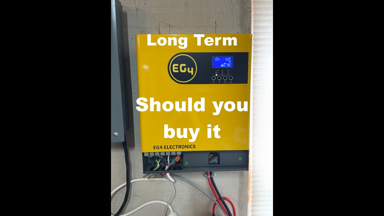 EG4 3kw all in one off grid inverter long term review | 3000EHV-48 | 80a charger | 5k MPPT