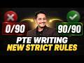 PTE Writing New Rules 2026 90 90 Score Strategy
