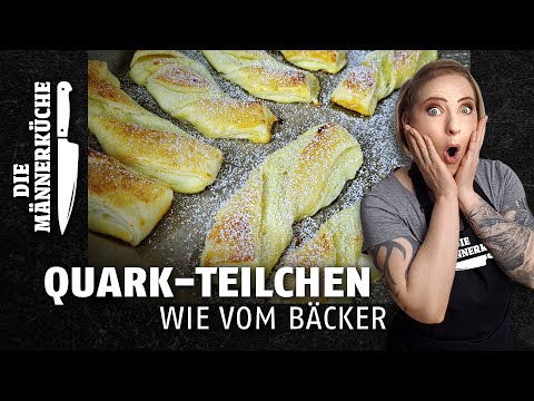 Quark-Teilchen wie vom Bäcker 😍 Schnell & Einfach