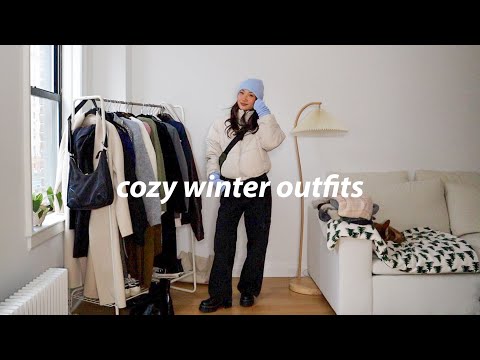cozy and warm winter outfits☃️ (outfits for cold...